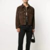 Chaqueta con estampado clásico de flechas, marrón