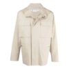 Chaqueta con estampado de Arrows de la colección primavera-verano 2022, color marrón