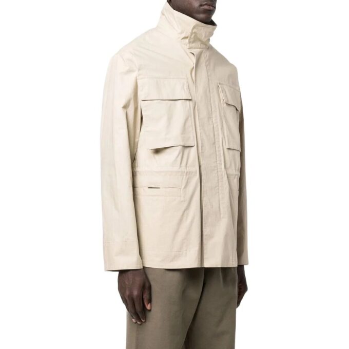 Chaqueta con estampado de Arrows de la colección primavera-verano 2022, color marrón