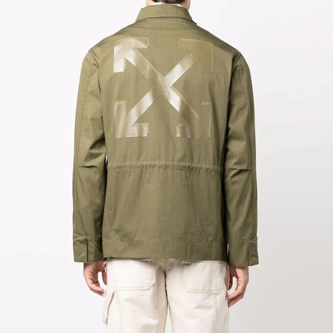 Chaqueta con estampado de Arrows FW21, versión verde