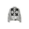 Chaqueta con estampado de Arrows SS20 para hombre, gris
