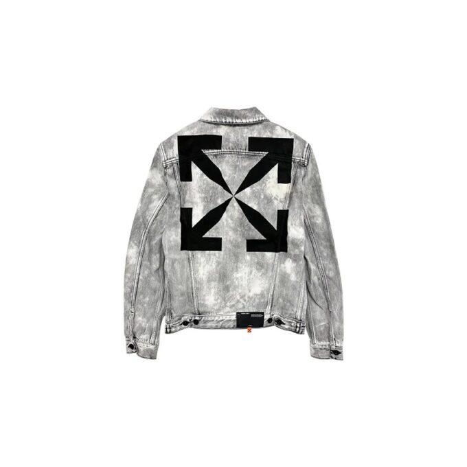Chaqueta con estampado de Arrows SS20 para hombre, gris
