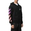 Chaqueta con estampado de flechas grandes FW21, versión en negro