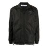 Chaqueta con estampado de logotipo FW20 para hombre, negra