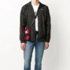 Chaqueta con estampado de logotipo FW20 para hombre, negra