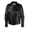 Chaqueta con estampado, mangas con cremallera y corte entallado, colección FW21, versión en negro