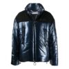 Chaqueta con logotipo Off-White para hombre, azul