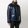 Chaqueta con logotipo Off-White para hombre, azul