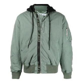 Chaqueta con logotipo para hombre SS21 Verde
