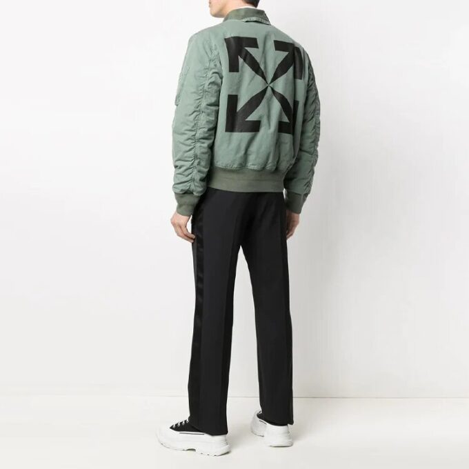 Chaqueta con logotipo para hombre SS21 Verde
