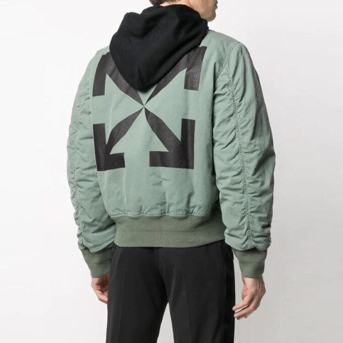 Chaqueta con logotipo para hombre SS21 Verde
