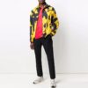 Chaqueta con mangas desmontables y estampado de grafitis, versión amarilla