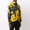 Chaqueta con mangas desmontables y estampado de grafitis, versión amarilla