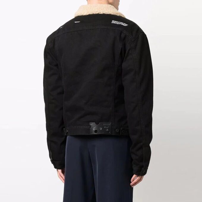 Chaqueta con solapas ecológica FW21, versión negra