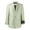 Chaqueta Contour de color liso, corte holgado, verde