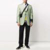 Chaqueta Contour de color liso, corte holgado, verde