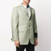 Chaqueta Contour de color liso, corte holgado, verde