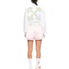 Chaqueta corta con cremallera Arrow Glowing Flower