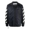 Chaqueta cortavientos con estampado del logotipo FW21, versión estándar, negro