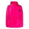 Chaqueta cortavientos con gran estampado de flecha en la espalda, color rojo