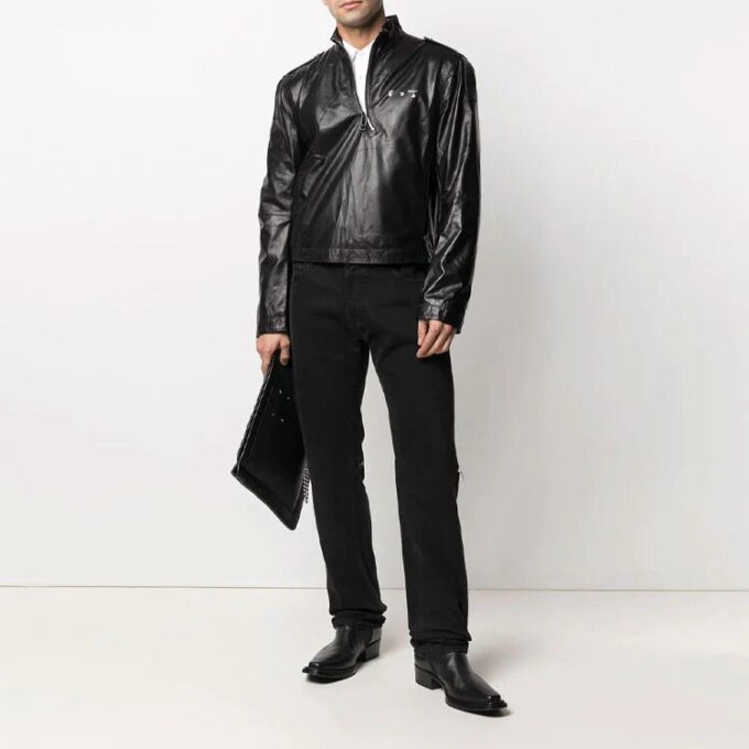 Chaqueta cortavientos con logotipo, versión negra