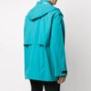 Chaqueta cortavientos desmontable de material funcional para hombre de Off-White, corte holgado, azul lago