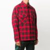 Chaqueta de algodón con estampado de Arrows FW20 para hombre, color rojo
