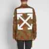 Chaqueta de algodón de camuflaje Arrows Sketch para hombre