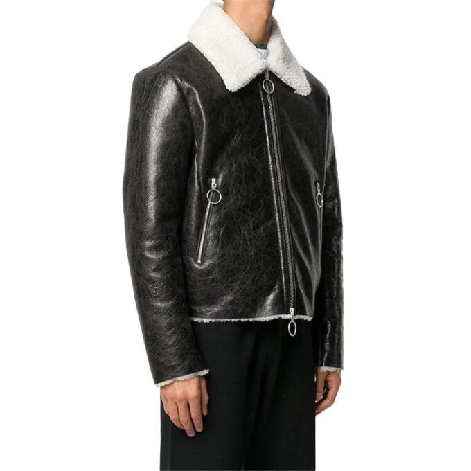 Chaqueta de aviador con estampado del logotipo FW20