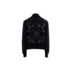 Chaqueta de béisbol Chevron Varsity para hombre, negra