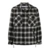 Chaqueta de camisa a cuadros con flechas estampadas FW20