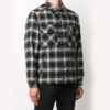 Chaqueta de camisa a cuadros con flechas estampadas FW20