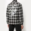 Chaqueta de camisa a cuadros con flechas estampadas FW20