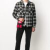 Chaqueta de camisa a cuadros con flechas estampadas FW20