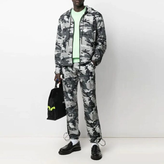Chaqueta de camuflaje con logotipo para hombre, temporada primavera-verano 2021