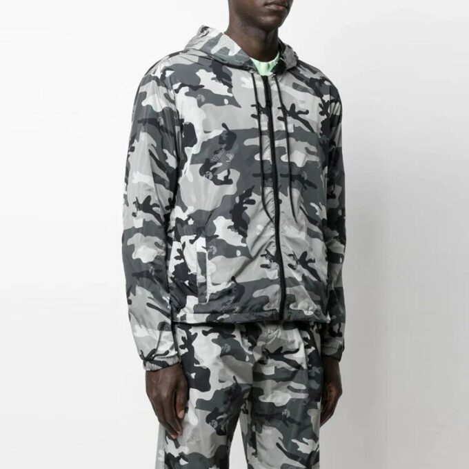 Chaqueta de camuflaje con logotipo para hombre, temporada primavera-verano 2021