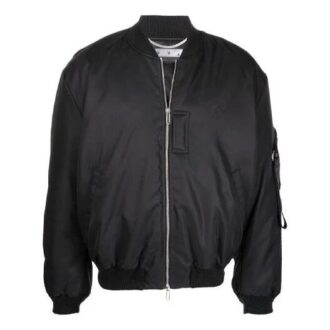 Chaqueta de color liso, corte holgado, negro