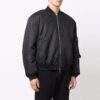 Chaqueta de color liso, corte holgado, negro
