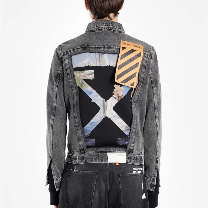 Chaqueta de Denim desgastada «Negra»