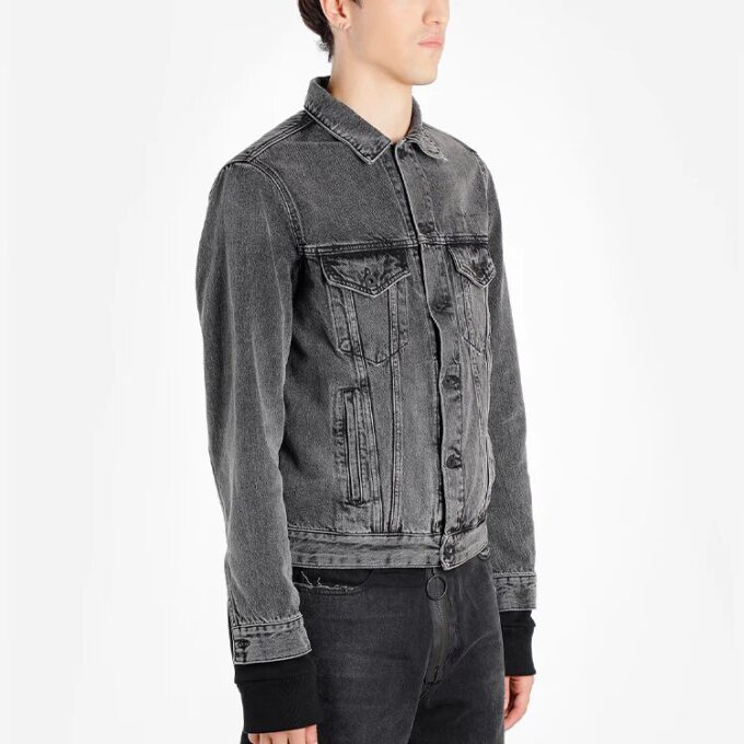 Chaqueta de Denim desgastada «Negra»