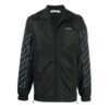 Chaqueta de hombre con cremallera y rayas diagonales