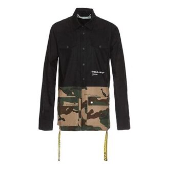 Chaqueta de hombre con detalles de camuflaje Chaqueta de hombre con detalles de camuflaje