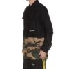 Chaqueta de hombre con detalles de camuflaje