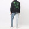 Chaqueta de hombre Off-White FW21 informal de Denim con efecto lavado, gris oscuro