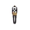 Chaqueta de manga larga con hebilla y bloques de color de camuflaje para hombre Off-White SS21, corte holgado, negro