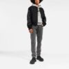 Chaqueta de manga larga de rayas diagonales para hombre Off-White, corte holgado, color negro