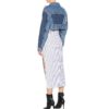 Chaqueta de pantalones cortos con cremallera Off-White Azul