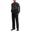 Chaqueta de Pantalones Cortos Off-White para hombre FW22 con logo alfabético, color negro