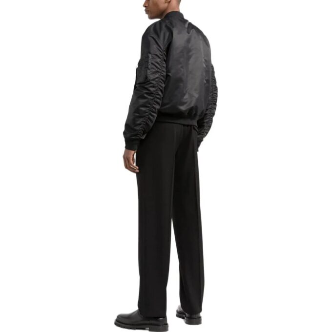 Chaqueta de Pantalones Cortos Off-White para hombre FW22 con logo alfabético, color negro