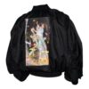 Chaqueta de piloto con apliques Pascal para hombre, negra